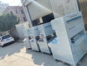 4sets pvc dispensing machine shipping to Colombia today, 12 &amp; 18 color soft pvc dispenser machine