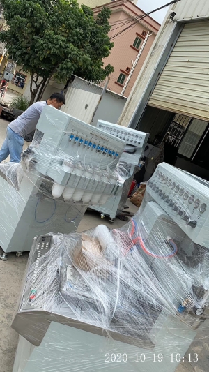 4sets 12 color pvc dispensing machine delivery this morning