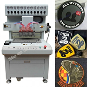 soft pvc label patch dispensing machine